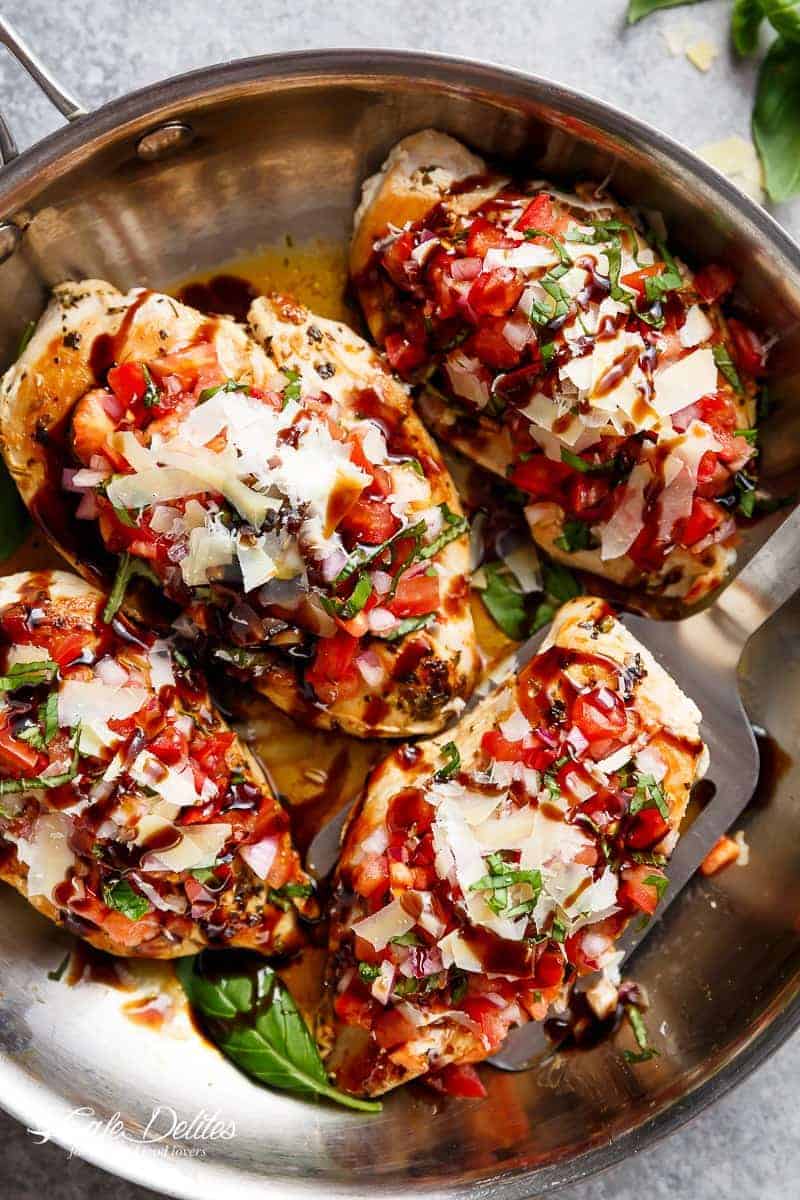 Italian Herb Bruschetta Chicken: Healthy, Versatile, and Full of Flavor
